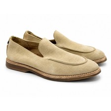 ALLEN EDMONDS Denali Venetian Suede Leather Loafers Bone Cream Sz 12 450
