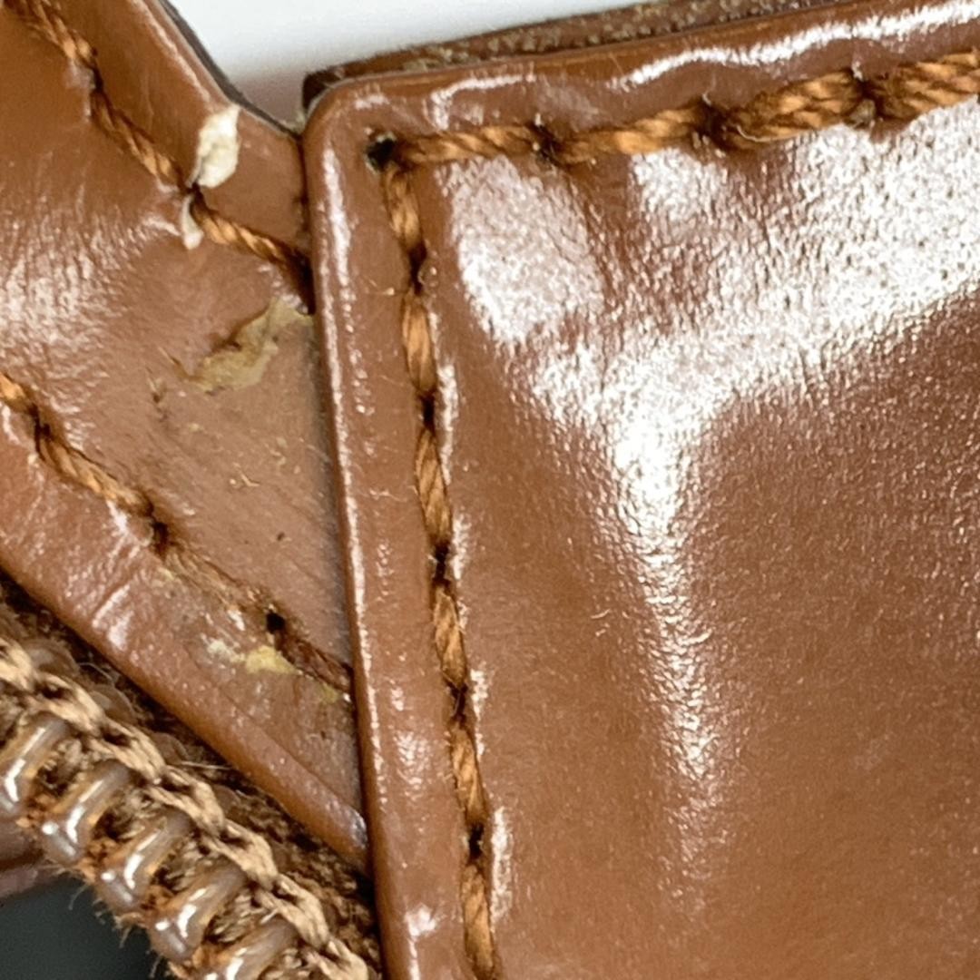 Prada Brown Patent Leather Enamel Python Logo Sho… - image 20