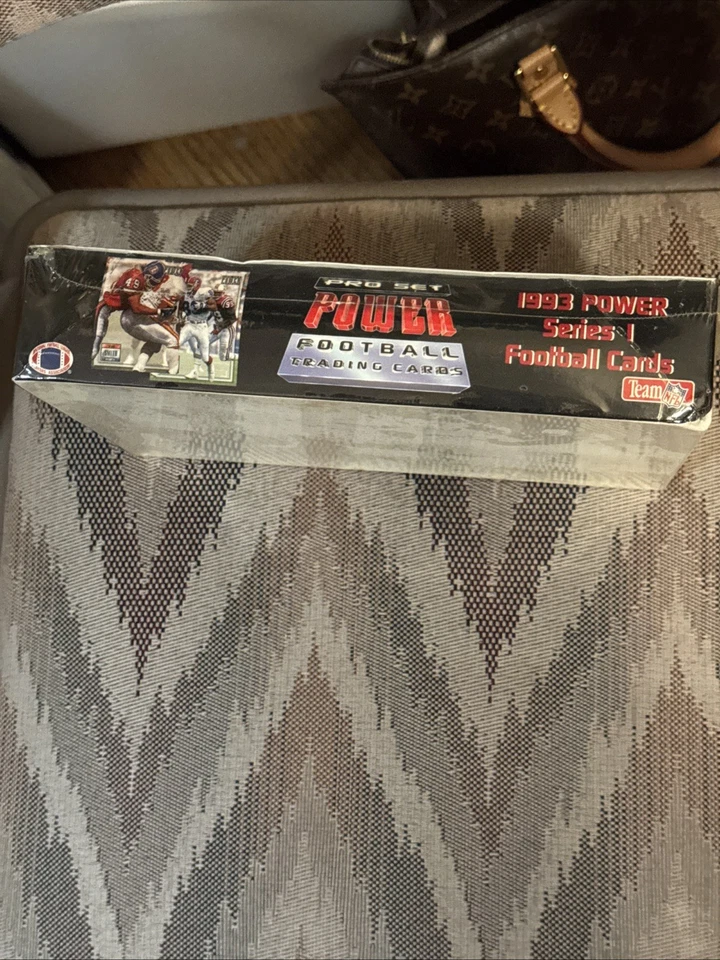 1993 PRO SET Power Series-1 Football Box~Emmitt Smith Random Inserted Holograms - Image 4 of 4