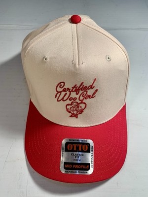 Otto Snapback Hat Cap ''Certified Woo Girl'' EUC Adjustable Embroidered Cowgirl