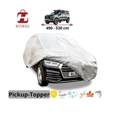Pickup Truck with Topper Car Cover –Outdoor Heavy Duty Waterproof UV Fit Hanwell