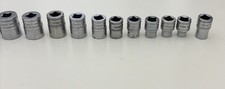 Snap On 15 Pc 3/8" Drive Shallow Socket Set 7mm To 22mm ( 13mm missing )