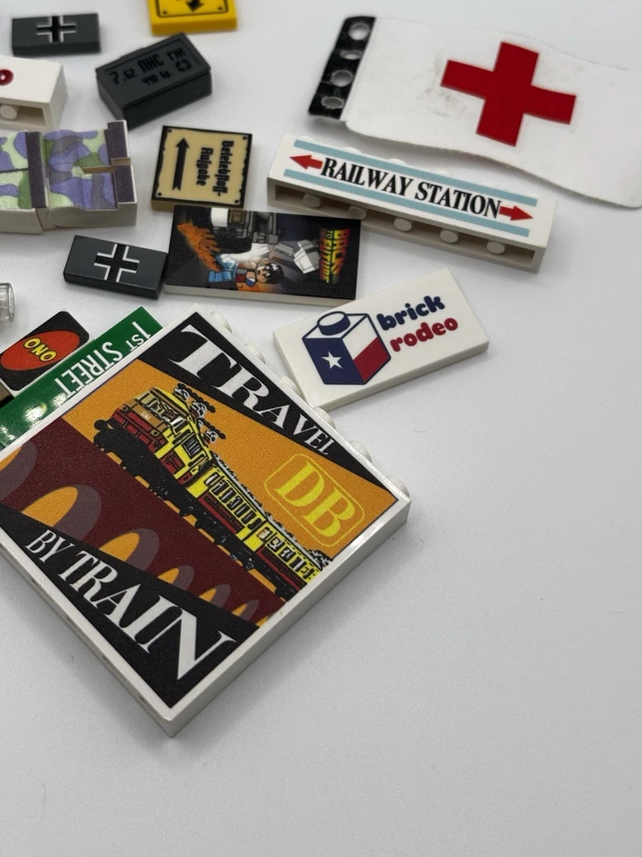 Custom Lego Tile Pack The mini-fig Co Citizen Brick And many others - Image 3 of 4