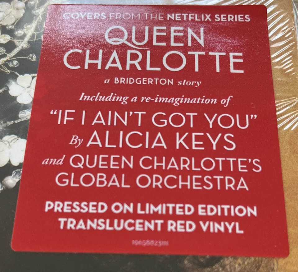 Alicia Keys Netflix : Queen Charlotte :a Bridgerton Story Ltd edition red vinyl - Image 2 of 2