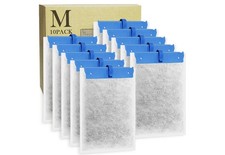 10 Pack Medium Fish Tank Filter Cartridges Compatible 10 Pack , Blue
