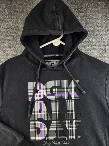 DGK Dirty Ghetto Kids Hoodie Medium Purple Graphic Sweatshirt Pullover Adult - Picture 2 of 14
