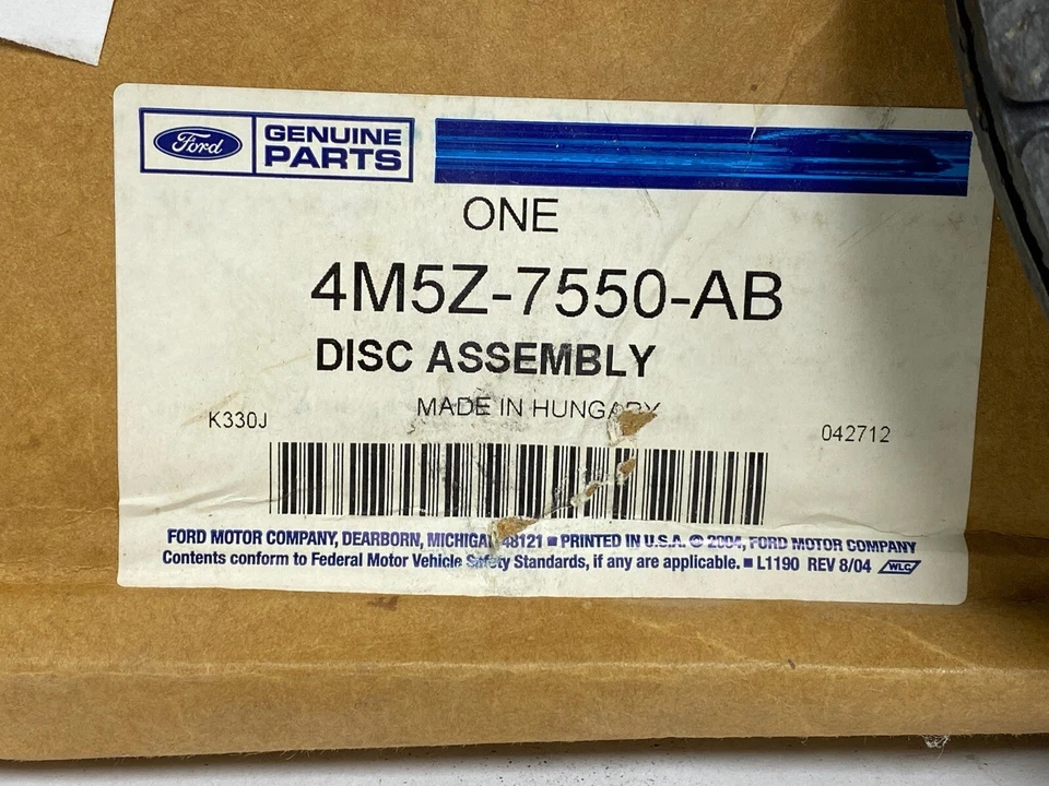 1997-1998 Ford F150 F250 Transmission Clutch Disc OEM NEW 4M5Z-7550-AB - Image 4 of 4
