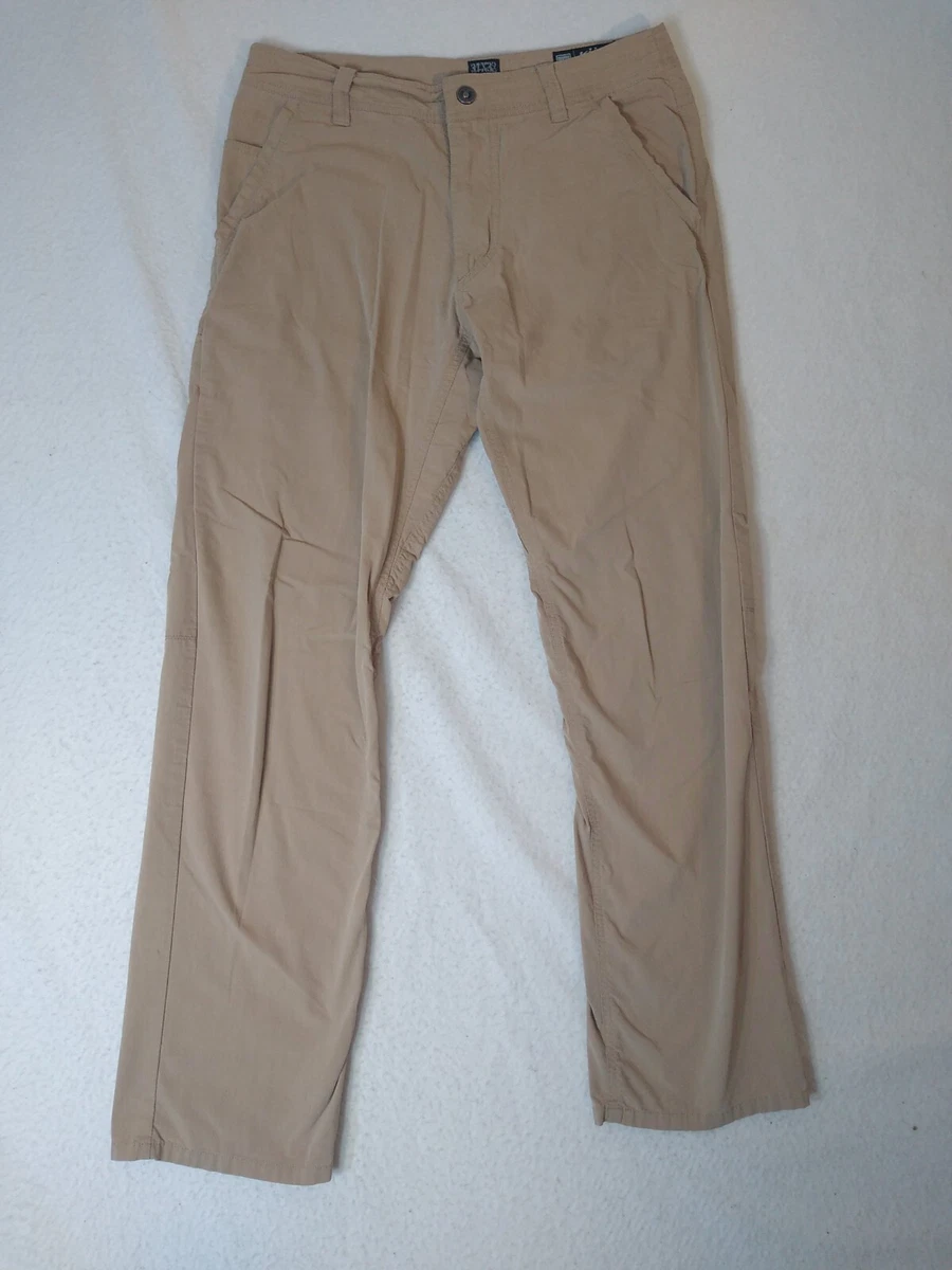 Kuhl | Pants | Kuhl Slax Men Size 3 Khaki Straight Leg Nylon Cotton Pant  Hiking Office Outdoor | Poshmark