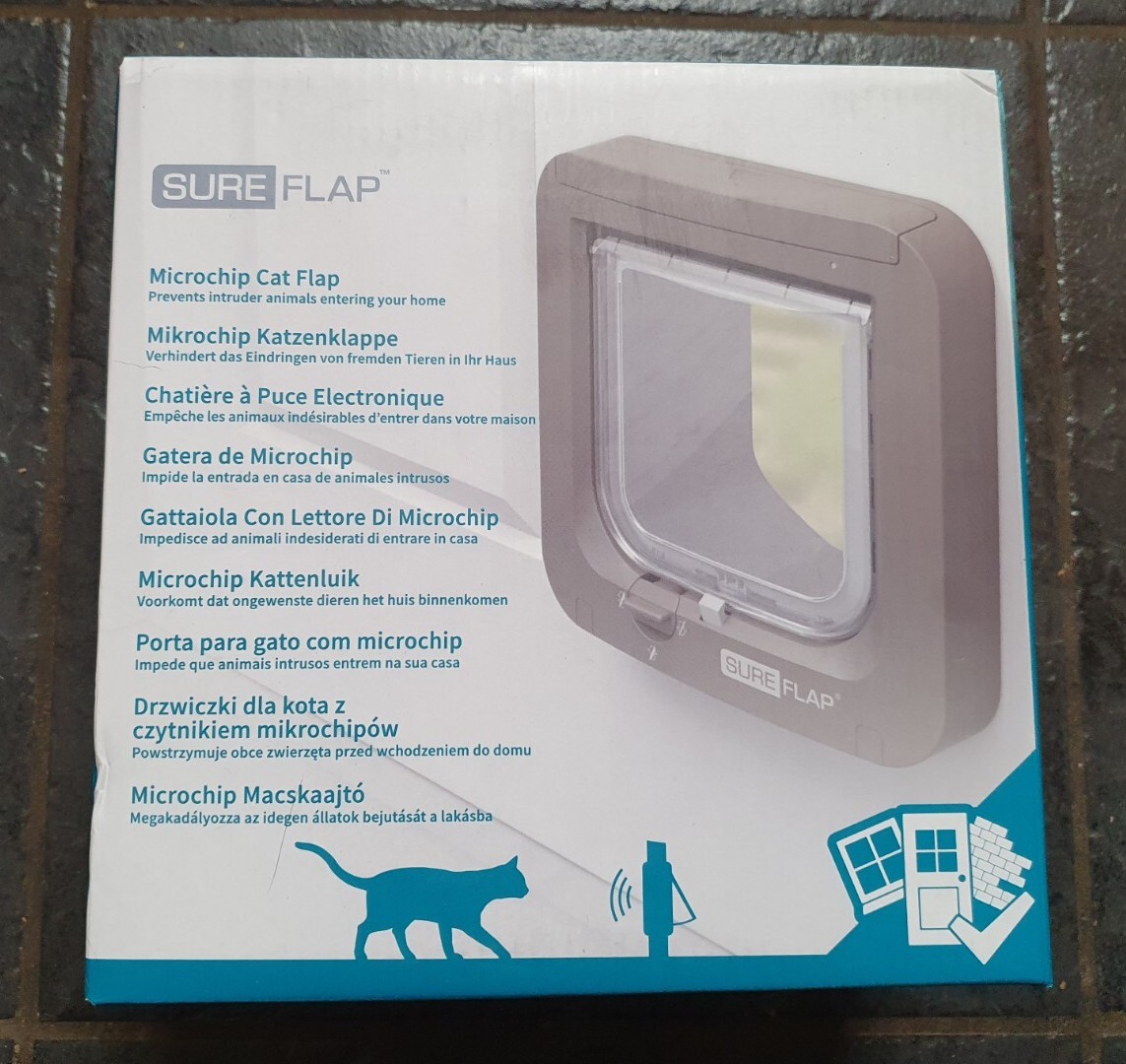 Sureflap Microchip Cat Flap Door Brown New Version 2021 Spares Parts