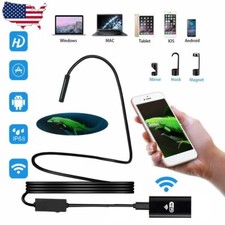 5M 8LED WiFi Borescope Endoscope Snake Inspection Camera for iPhone Android iOS