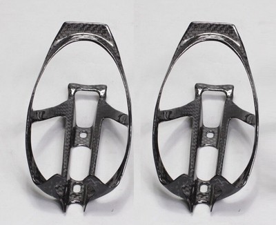 2x 74mm Carbon MTB XC Mountain Road Bike Bicycle Drink Water Bottle Holder Cage