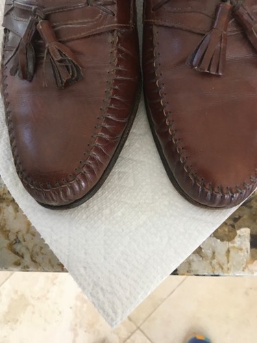 MARIO BRUNI mens leather shoes size 12M - Picture 5 of 5