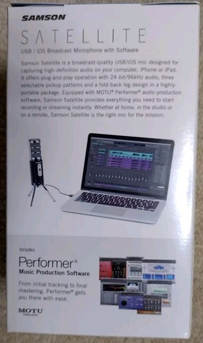 Samson Satellite USB/iOS Recording Podcasting Podcast Microphone - Picture 2 of 2