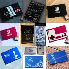 For Nintendo Switch Metal Game Card Storage Box Hard Holder Case Cover 6-Slots