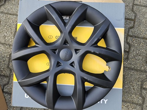 Set di 4 copricerchi per Fiat Topolino nero opaco - Foto 4 di 4