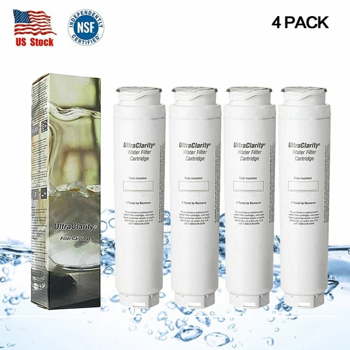 1/2/3/4 PC Bosch 9000194412 Ultra Clarity Refrigerator Water Filter Sealed New - Afbeelding 1 van 8