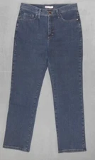 SL20406 **LEE** STRIAGHT STRAIGHT LEG WOMENS JEANS sz10p DARK BLUE