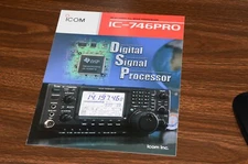 BROCHURE: ICOM IC-746PRO HF/50Mhz TRANSCEIVER