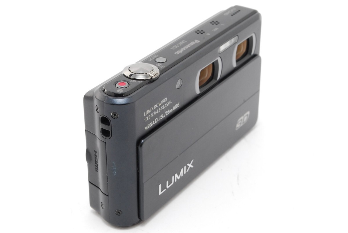 NEAR MINT】Panasonic LUMIX DMC-3D1 12.1MP Digital Camera - Black