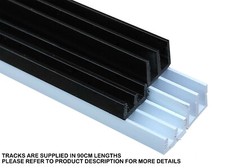 3ft & 6FT VIVARIUM 4mm GLASS RUNNERS/TRACK TOP & BOTTOM 90CM LENGTHS SUPPLIED