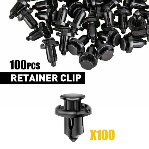 100 piezas clips de parachoques 10 mm sujetador de orificio de coche guardabarros empuje remache de plástico para HONDA - Imagen 2 de 11