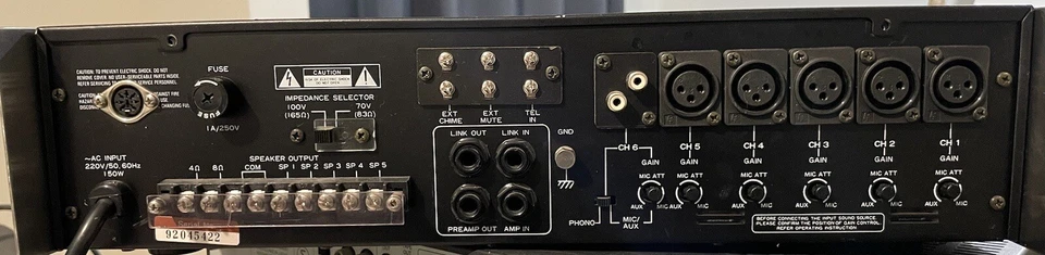 Amplificatore AUDIO INKEL PA2000 - Immagine 3 di 3