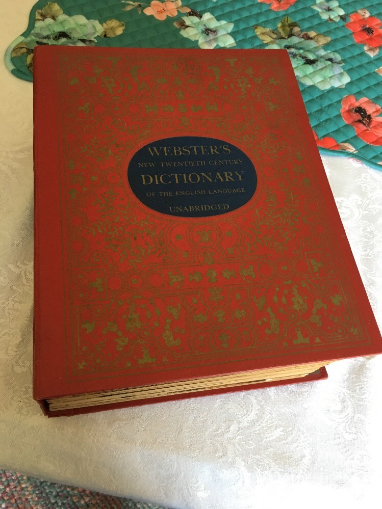 Webster’s New Twentieth Century Dictionary English Unabridged 1965