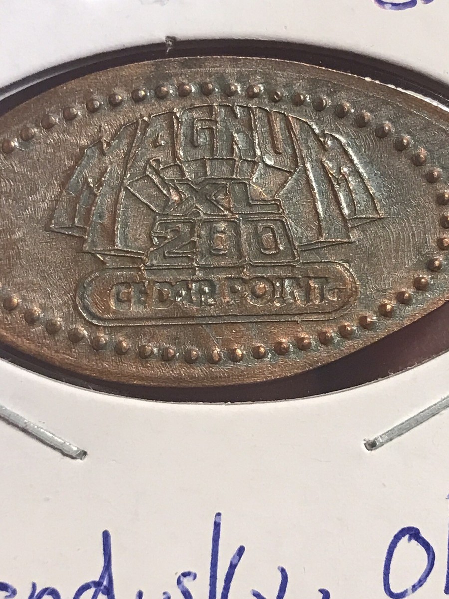Elongated Zinc Cent - Cedar Point Magnum Xl 200 Coaster - Sandusky