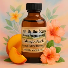 Mango Peach Scent  2 Oz Fragrance Oil Diffuser FREE SHIPPING USA SELLER