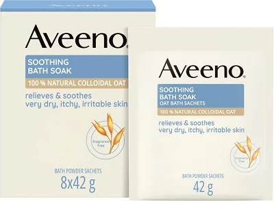 KENVUE (JOHNSON & JOHNSON LTD) Aveeno Soothing Bath Soak, with 100% Natural Colloidal Oat, Suitable for Sensiti