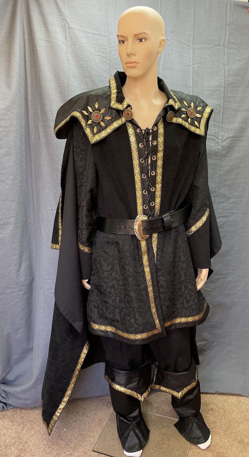 Dark Prince Adult Costume Medieval Villain Sheriff of Nottingham