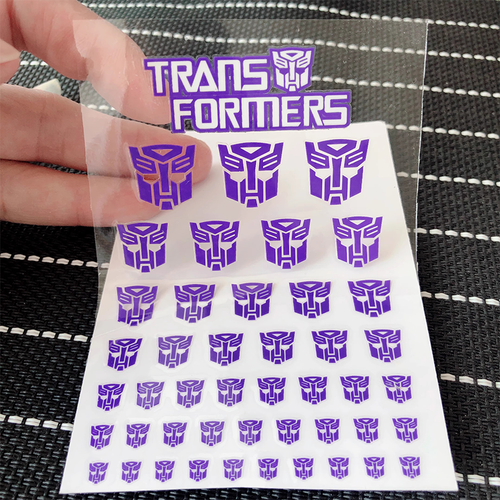 Transform G1 Masterpiece Autobots Symbol Logo Stickers Decals Sign Authentic - Picture 16 of 33