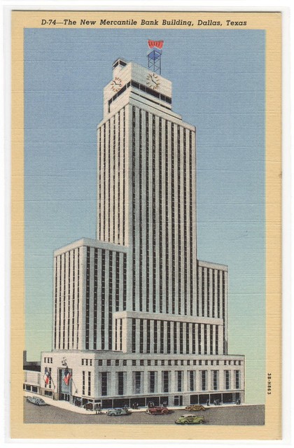 Mercantile Bank Building Dallas Texas postcard | eBay