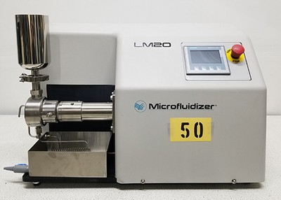 Microfluidics LM20 Micro-Fluidizer Manufactured 2022