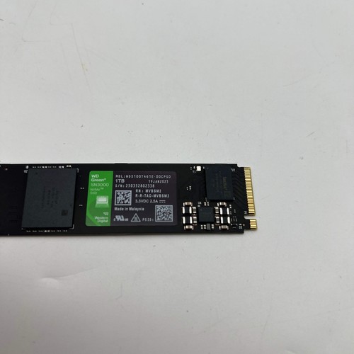 Western Digital 2280mm Green SN3000 1TB M.2 SSD WDS100T461E Solid State Drive - Imagen 2 de 5
