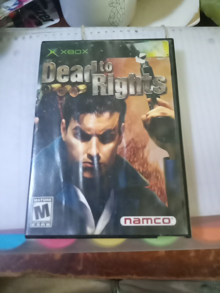 Microsoft Xbox Dead to Rights Video Game Namco 2002 Tested 3rd