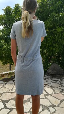 Robe Comptoir Des Cotonniers Taille L Grise - Style Chemisier Longueur Genou - Neuve Avec étiquettes 165€