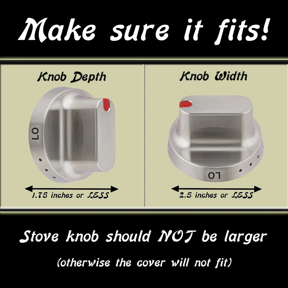 5 Pack Clear Stove Knob Safety Covers - Child Proof Lock for Kids Toddlers Baby - Image 3 of 4