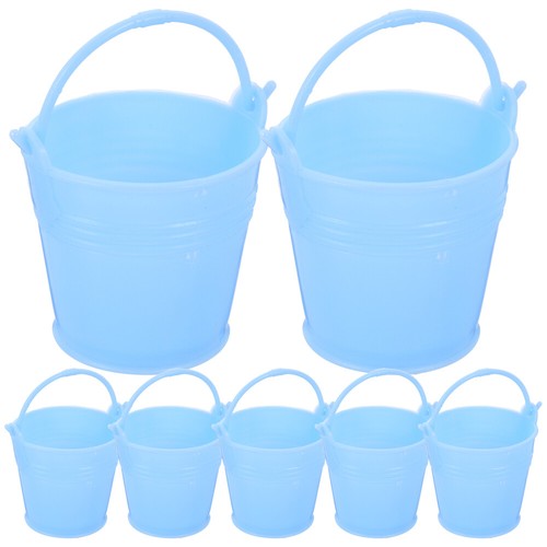 12 Pcs Snack Barrel Candy Box Child Buckets Plastic With Handles - Picture 6 of 12