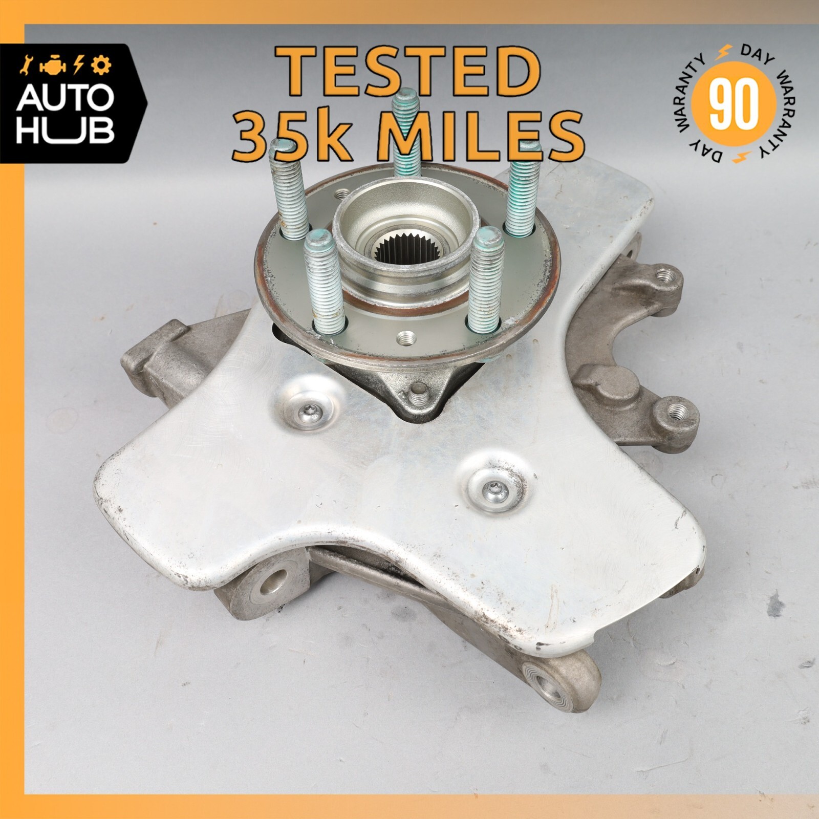 13-16 Aston Martin DB9 Rear Left Driver Side Spindle Knuckle Hub OEM 35k