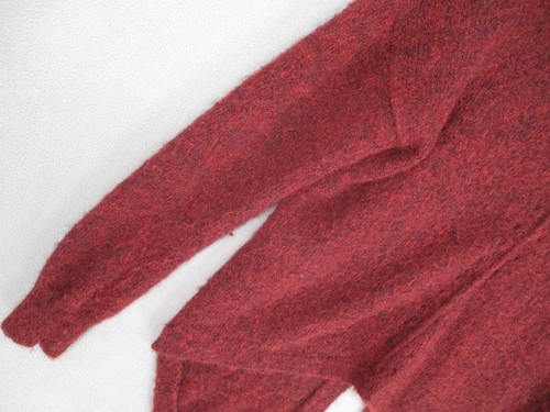 Sass & Bide Jumper Womens Extra Small Red Wool Alpaca Long Sweater Cutout - Picture 5 of 16