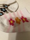 VINTAGE BABY/TODDLERNo Show Socks,girls,flower Design, Size 2-3,NOS — photo 3