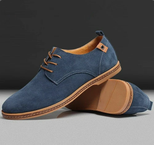 2021 Suede European style leather Shoes Men's oxfords Casual Multi Size Fashion - Picture 10 of 26