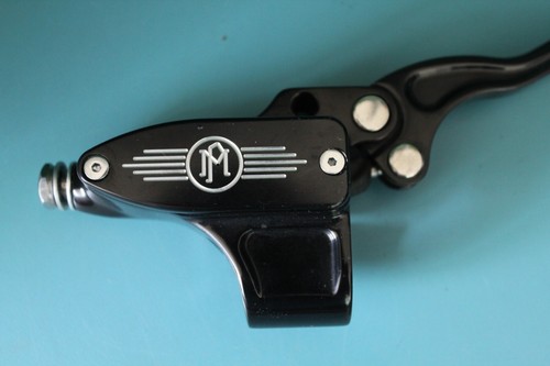 PERFORMANCE MACHINE 0062-2910-BM BLACK CONTOUR CONTRAST RH BRAKE LEVER Harley - Picture 2 of 6