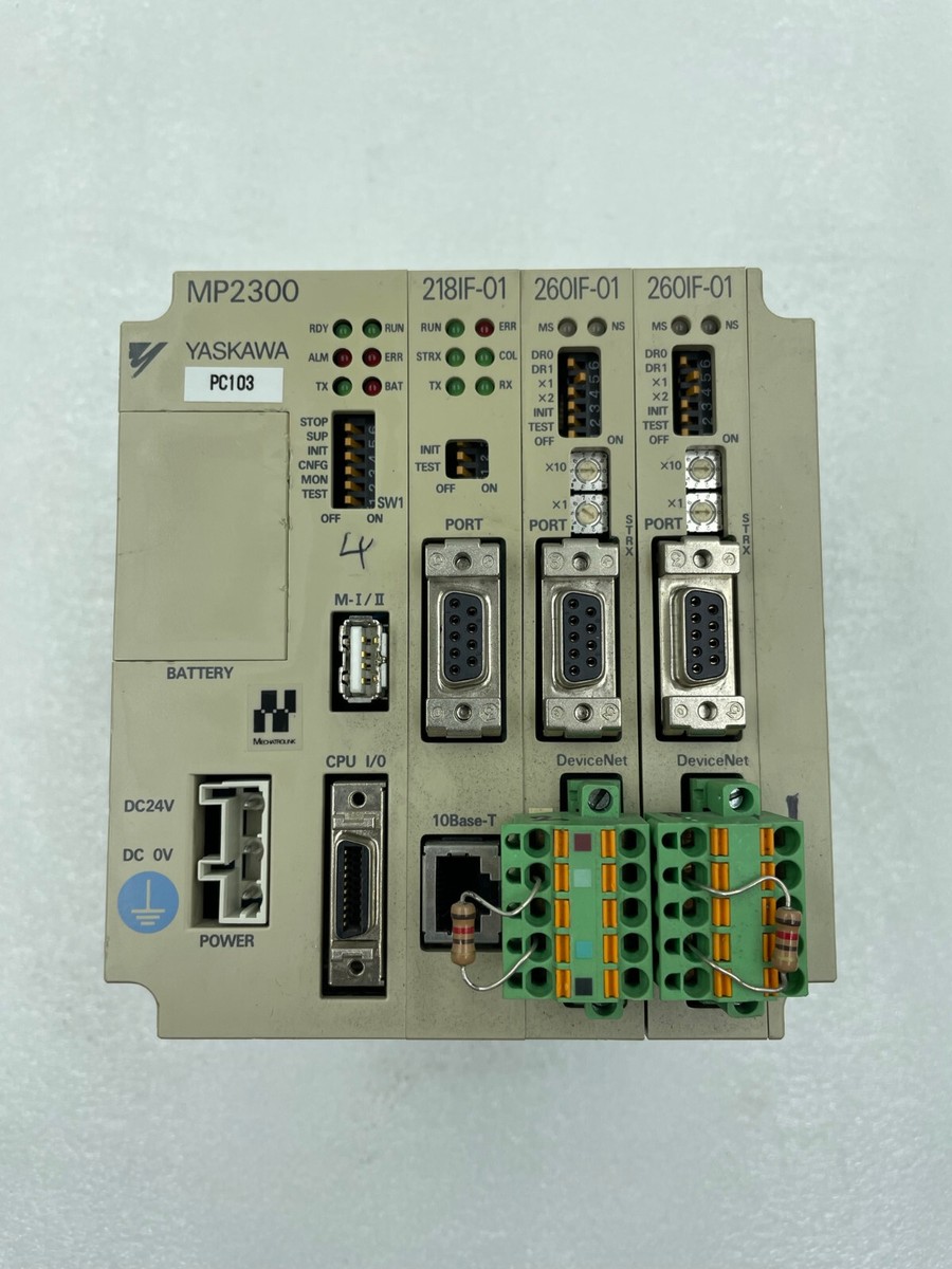 Yaskawa JEPMC-MP2300 Controller with 218IF-01 260IF-01 x2 Modules
