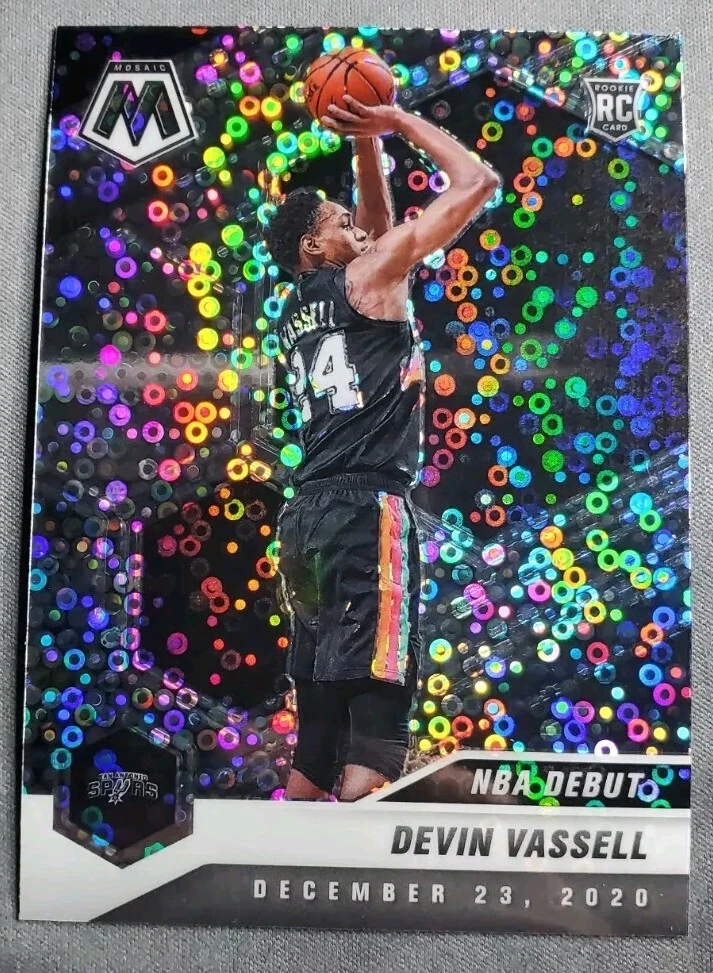 2020-21 Panini Mosaic - NBA Debut Disco #278 Devin Vassell (RC)