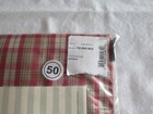 WAVERLY Amanda Valance Tea Rose Plaid Antique 79"×16" Cotton New