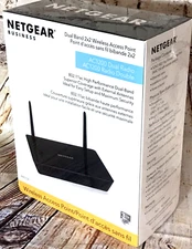 NETGEAR WAP Dual Band Network AC1200 Business Home OFFICE Wireless Access Point