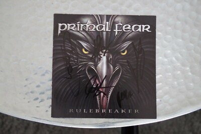 Primal Fear - Rulebreaker CD Album signed / autograph / signiert