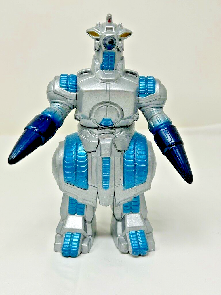 Vintage 1998 Force Mogera Soft Vinyl Figure 6” Godzilla Toho Monster BANDAI